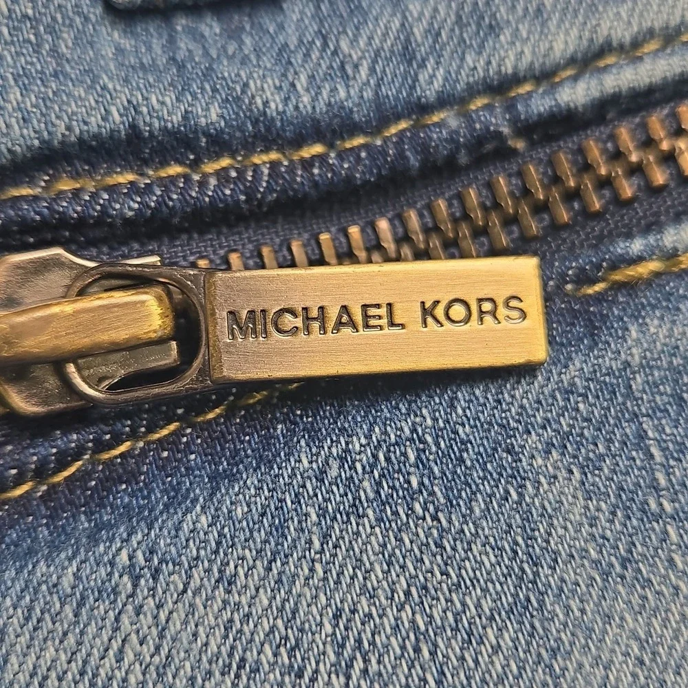 MK Michael Kors Women's 2 Skinny Jeans Zippered Pockets